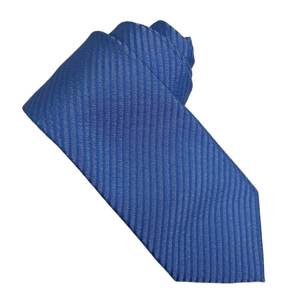 Countess MARA Blue‎ Textured Striped Necktie